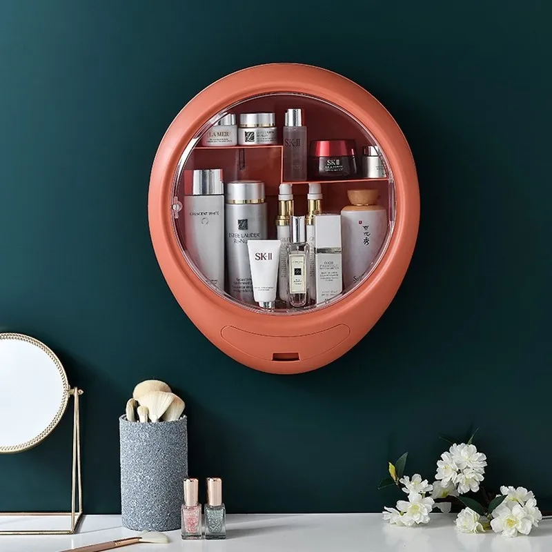 Cosmetic Storage Box Wall-mounted Large-capacity Skin Care Product Rack Without Punching Dust-proof Lipstick Storage Cosmetic Bo
Cosmetic Storage Box Wall-mounted Large-capacity Skin Care Product Rack Without Punching Dust-proof Lipstick Storage Cosmetic Bo