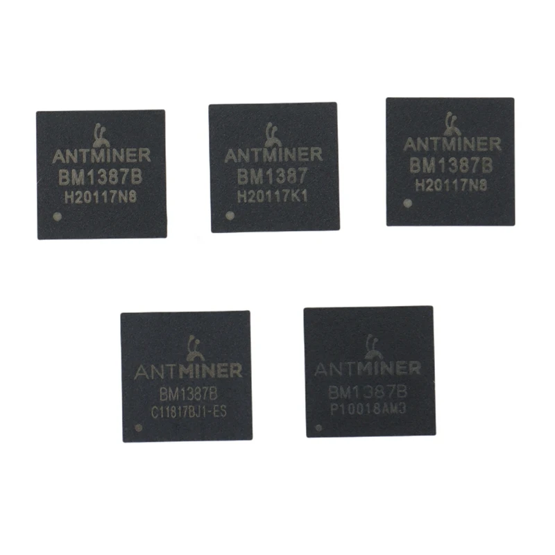 5 Pcs BM1387 BM1387B Chip QFN For Bitcoin Miner S9 S9I T9 T9+ Chip Free S9 Hash Board
5 Pcs BM1387 BM1387B Chip QFN For Bitcoin Miner S9 S9I T9 T9+ Chip Free S9 Hash Board