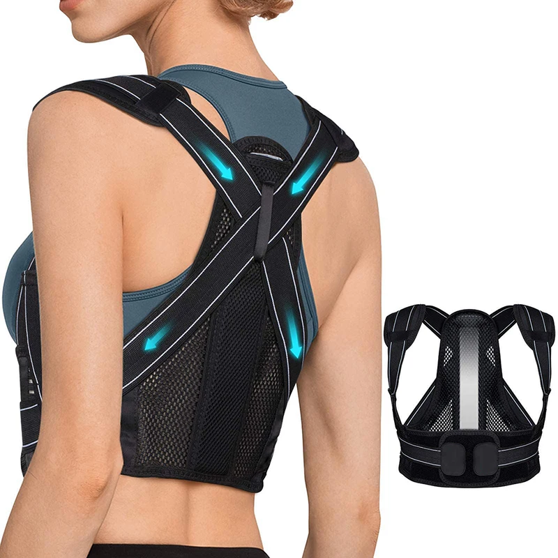 Posture Corrector for Men Women Adjustable Breathable Mesh Back Support Brace for Posture Pain Relief for Back Shoulders Neck 
Posture Corrector for Men Women Adjustable Breathable Mesh Back Support Brace for Posture Pain Relief for Back Shoulders Neck