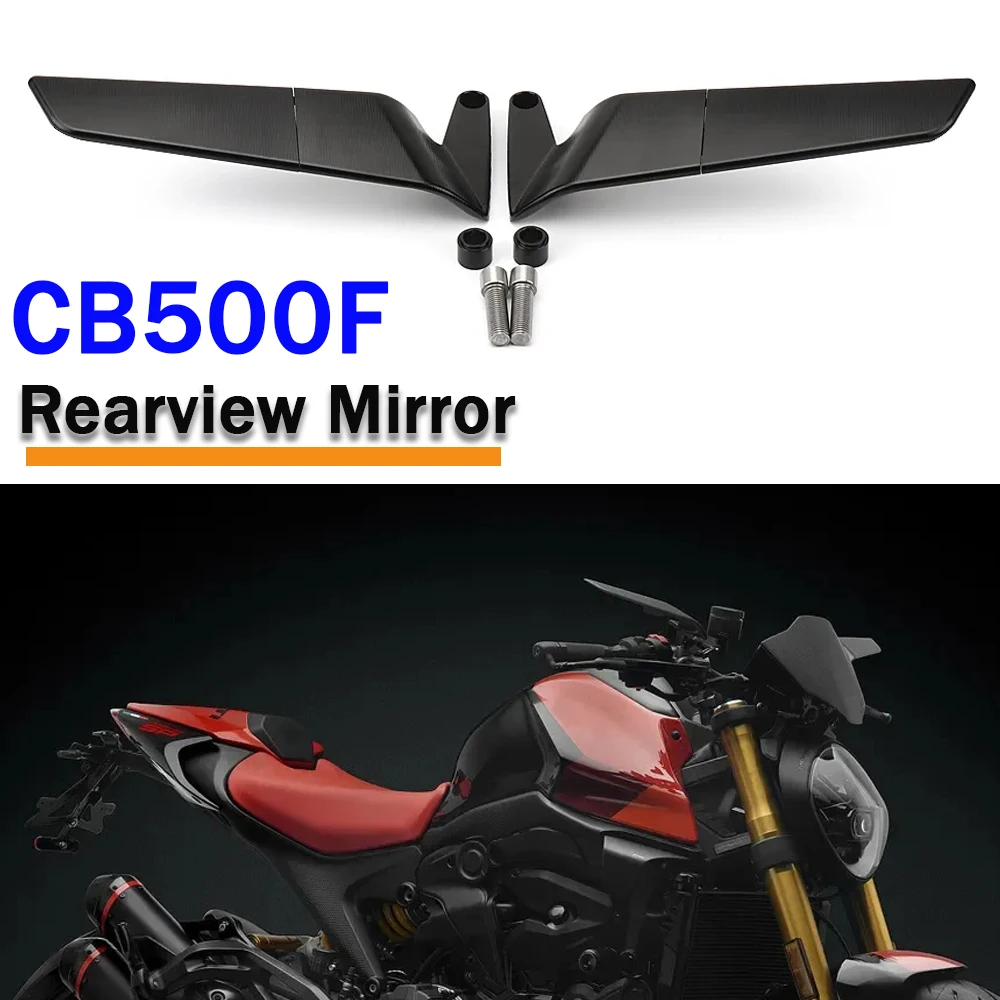 CB 500 F Motorcycle Wing Mirrors Stealth Mirrors Sports Winglets Mirror Kit For Honda CB500F CB 500F 2021- Rotatable Side Mirror
CB 500 F Motorcycle Wing Mirrors Stealth Mirrors Sports Winglets Mirror Kit For Honda CB500F CB 500F 2021- Rotatable Side Mirror