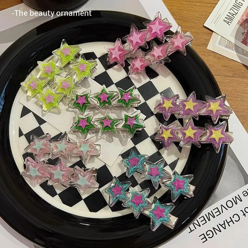 1pc New Hairpin Shiny Star Hair Clip Summer Fashion Cute Bear Bobby Pin Hair Accessories for Women Cool Girls Headwear
1pc New Hairpin Shiny Star Hair Clip Summer Fashion Cute Bear Bobby Pin Hair Accessories for Women Cool Girls Headwear