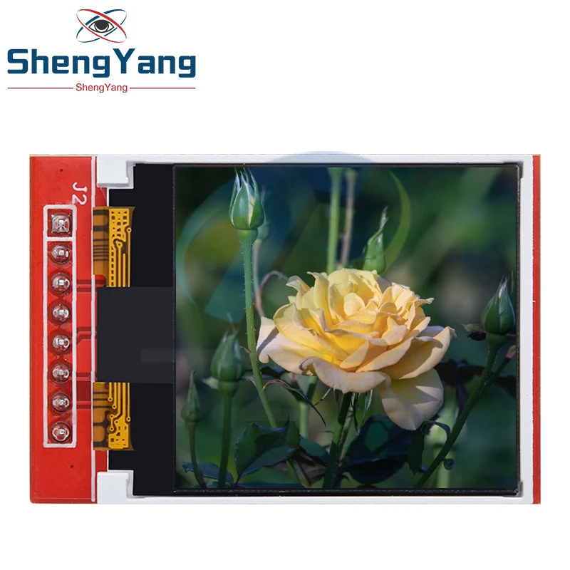 

TZT 5V 3.3V 1.44 inch TFT LCD Display Module 128*128 Color Sreen SPI Compatible For Arduino mega2560 STM32 SCM 51
