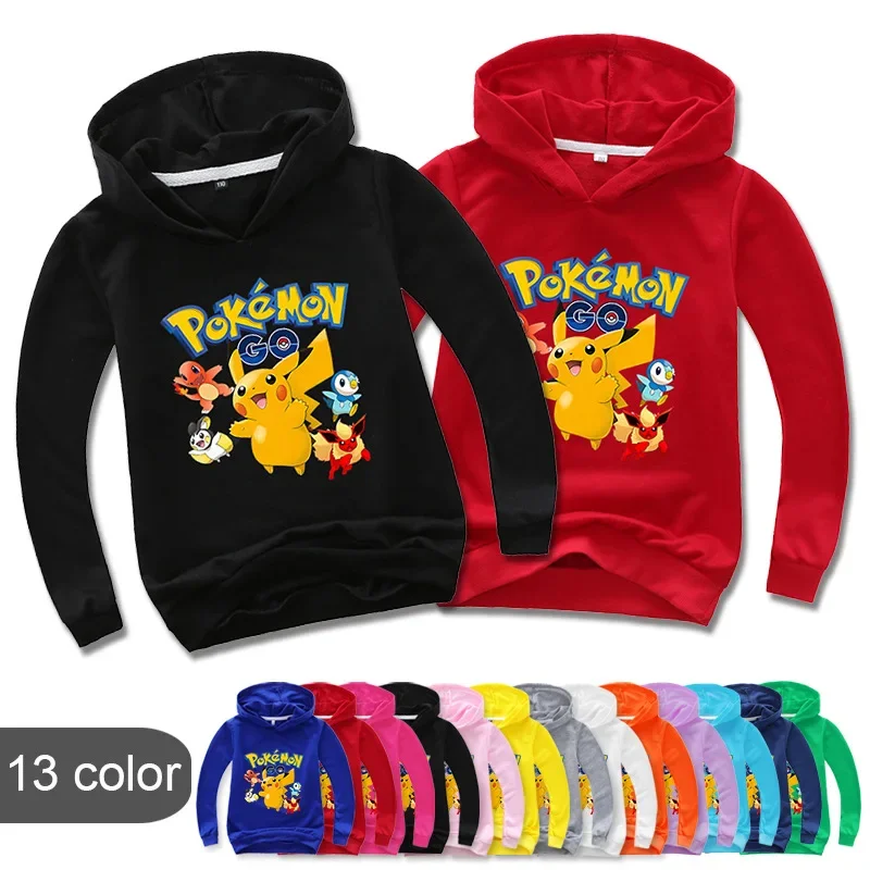 Периферийная детская одежда Pikachu, трендовая мультяшная анимационная печать, свитер для мальчиков и девочек, толстовка с моделями для родителей и детей
Периферийная детская одежда Pikachu, трендовая мультяшная анимационная печать, свитер для мальчиков и девочек, толстовка с моделями для родителей и детей
