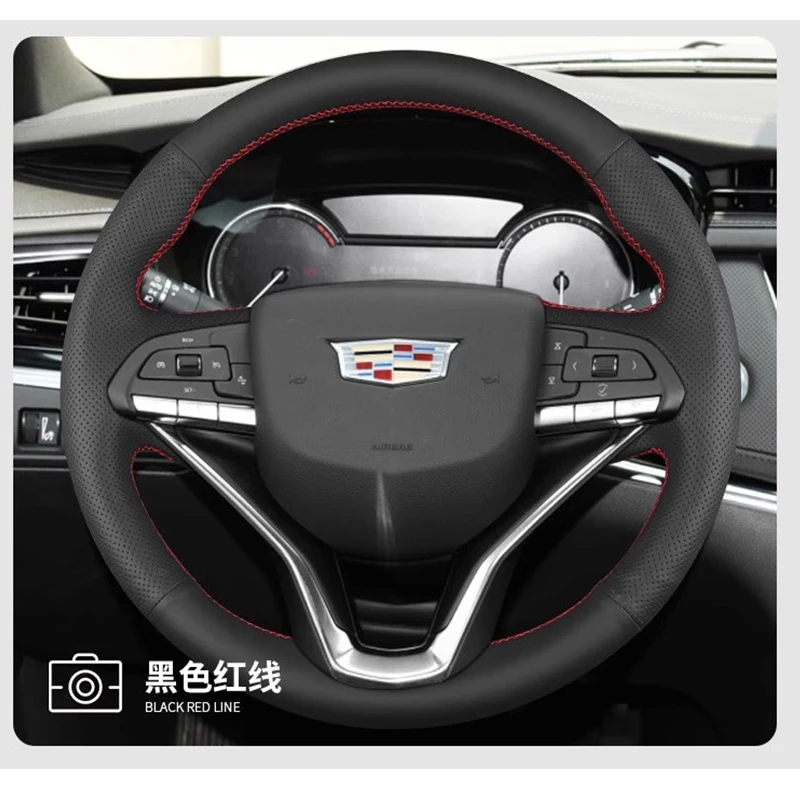 Auto Interior Accessories For Cadillac XT6 2020-2023 Hand-Stitched genuine leather car Steering Wheel Cover
Auto Interior Accessories For Cadillac XT6 2020-2023 Hand-Stitched genuine leather car Steering Wheel Cover