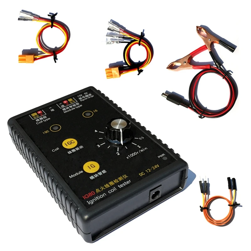Automobile Ignition Coil Tester Car Gas Oil Petrol Vehicle Natural Gas 24V Gasoline 12V Coil Ignition Testing Tool IG80 Durable
Automobile Ignition Coil Tester Car Gas Oil Petrol Vehicle Natural Gas 24V Gasoline 12V Coil Ignition Testing Tool IG80 Durable
