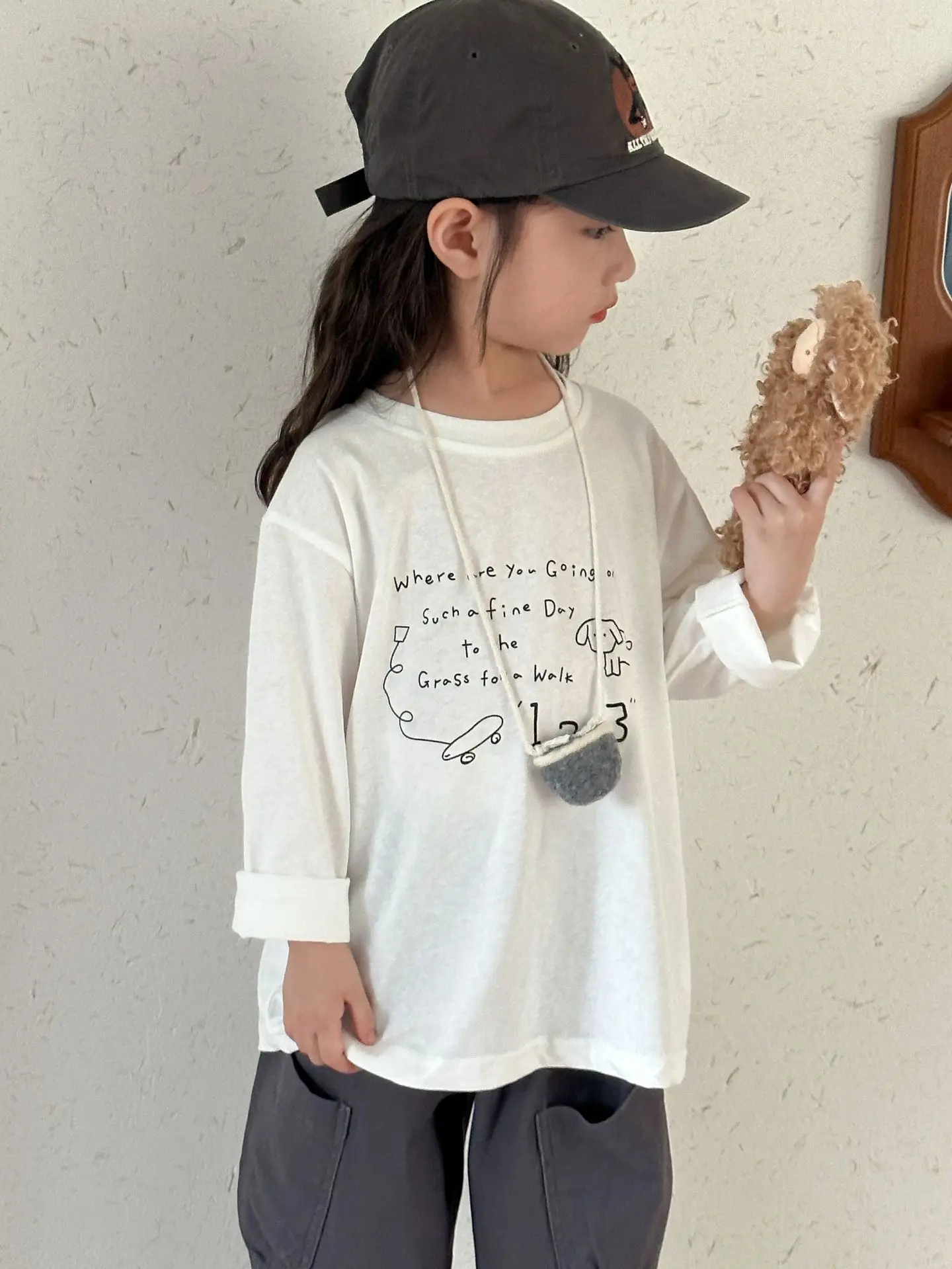2025 Spring New Children Long Sleeve T Shirts Letter Print Girls Cotton Casual Tees Boys Versatile Bottoming Shirts Kids Clothes 33 S7a50d88685814db1ac12a5a409831e36R