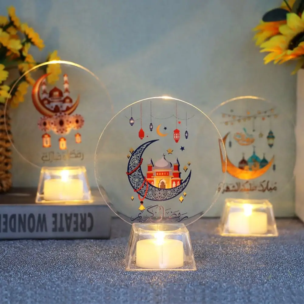 Plastic Ramadan LED Light Ornaments Islamic Muslim Supplies Battery Power LED Candle Night Light Eid Al Adha Gifts
Plastic Ramadan LED Light Ornaments Islamic Muslim Supplies Battery Power LED Candle Night Light Eid Al Adha Gifts
