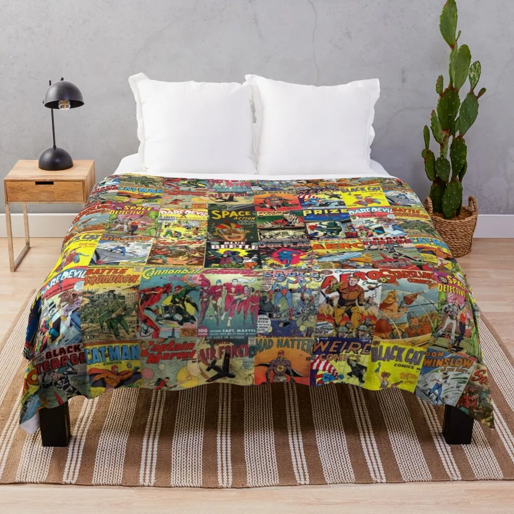 Comic Book Collage II Throw Blanket Shaggy Blanket Dorm Room Essentials Beach Blanket Furry Blankets
Comic Book Collage II Throw Blanket Shaggy Blanket Dorm Room Essentials Beach Blanket Furry Blankets