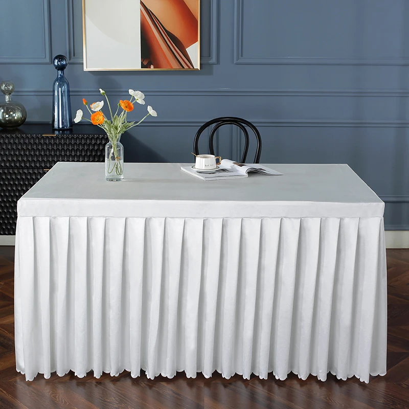 Pure color hotel tablecloth skirt square brocade satin tablecloth skirt desk office blue
Pure color hotel tablecloth skirt square brocade satin tablecloth skirt desk office blue