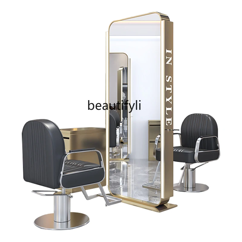 Hair Salon Dressing Table with Cabinet Hair Cutting and Perming Table with Light Single Double-Sided for Hair Salon Marble
Hair Salon Dressing Table with Cabinet Hair Cutting and Perming Table with Light Single Double-Sided for Hair Salon Marble