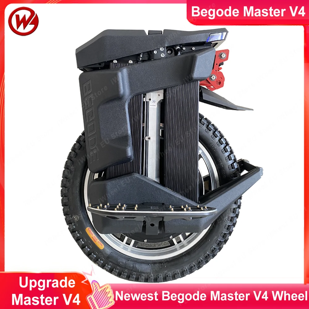

Begode Master V4 Electric Unicycle 134V 2400Wh 50S Samsung Battery Upgrade Aluminum Alloy Battery Case 3500W Motor Speed 110km/h