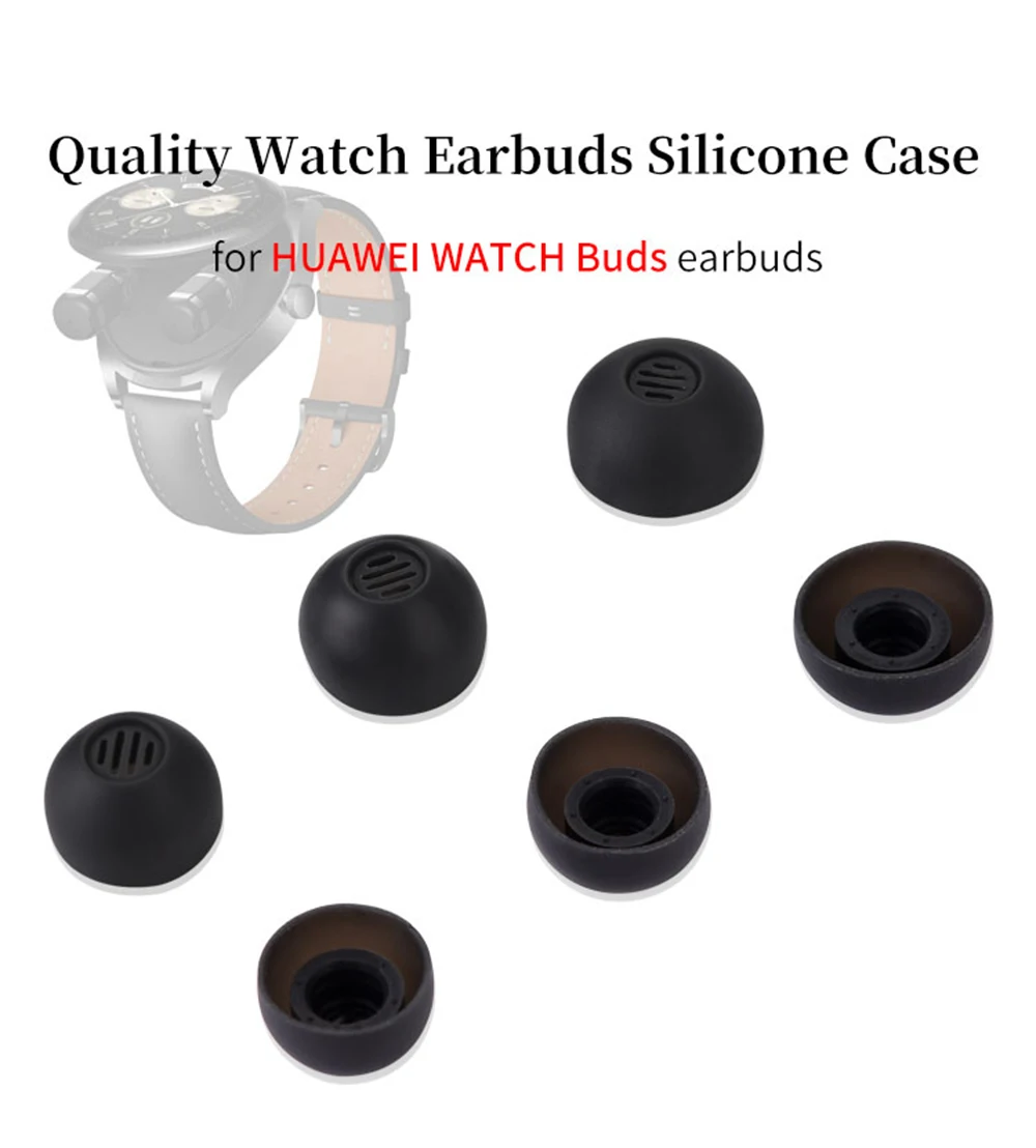 6Pcs Silicone Ear Tips for Watch Buds Earbuds Eartips Two in one Earphone Tips headphones Earplugs 6Pcs Silicone Ear Tips for Watch Buds Earbuds Eartips Two in one Earphone Tips headphones Earplugs