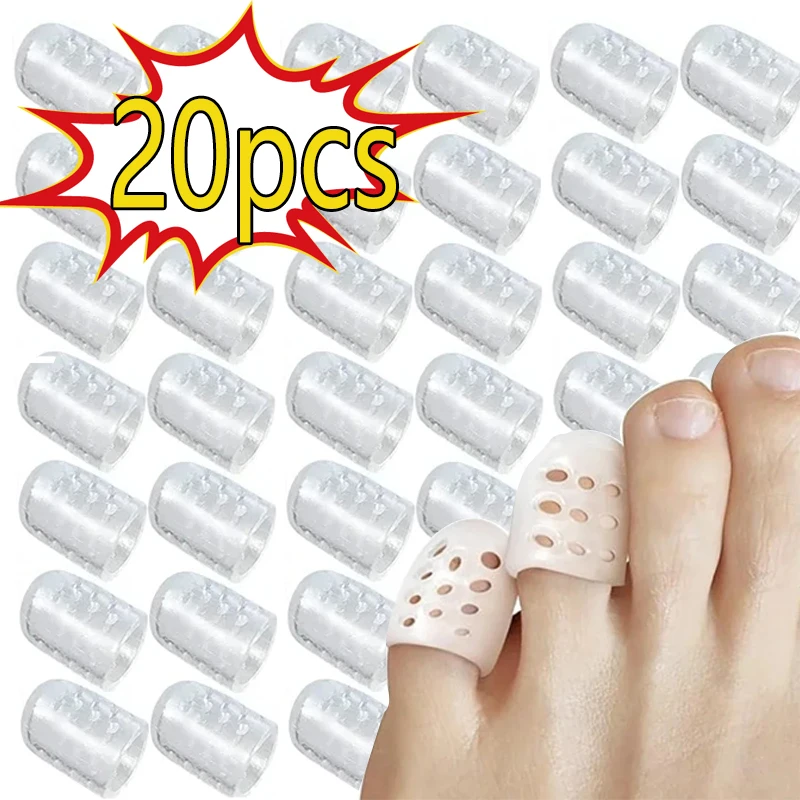 Transparent Silicone Toe Caps Soft Anti-Friction Breathable Toe Protector Prevents Blisters Toe Caps Cover Pain Relief Foot Care
Transparent Silicone Toe Caps Soft Anti-Friction Breathable Toe Protector Prevents Blisters Toe Caps Cover Pain Relief Foot Care