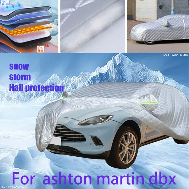 

For ashton martin dbx Outdoor Cotton Thickened Awning For Car Anti Hail Protection Snow Covers Sunshade Waterproof Dustproof