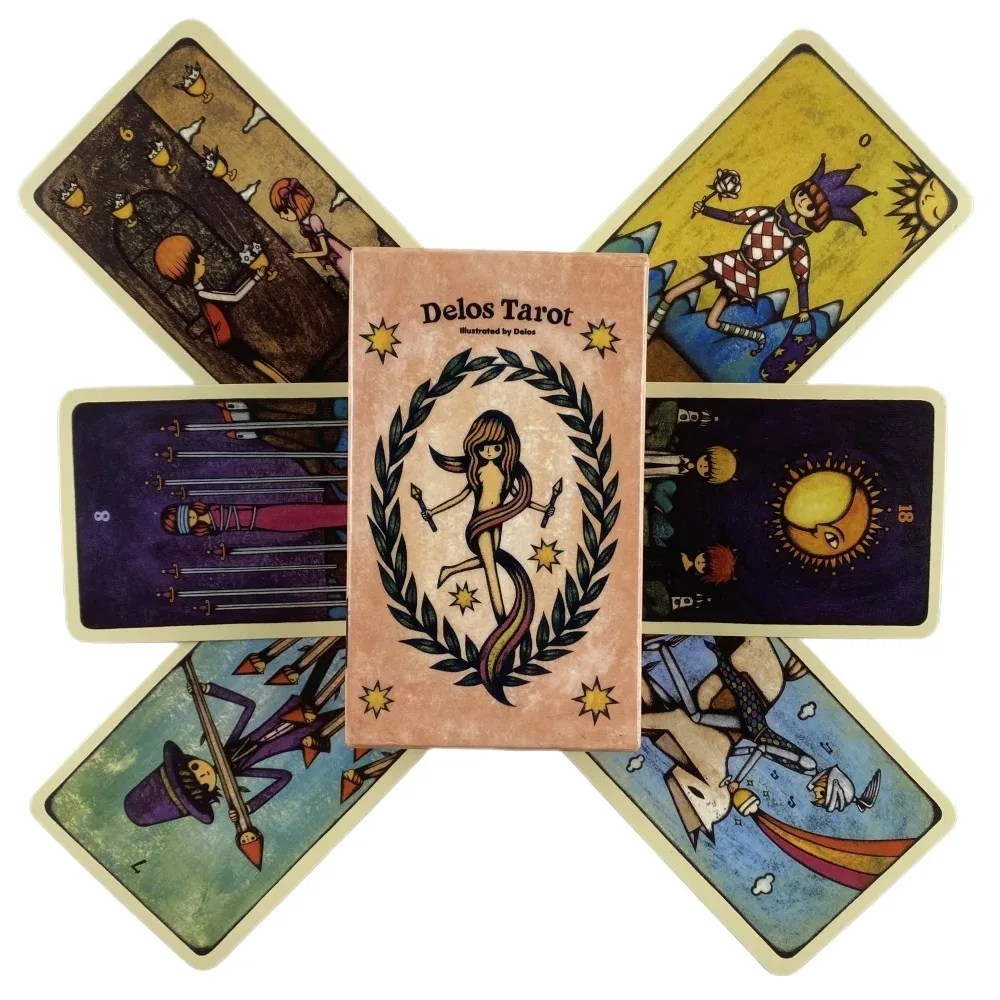 Delos Tarot Cards A 78 Deck, выпуск для гадания на английском языке, игры для планшетов
Delos Tarot Cards A 78 Deck, выпуск для гадания на английском языке, игры для планшетов