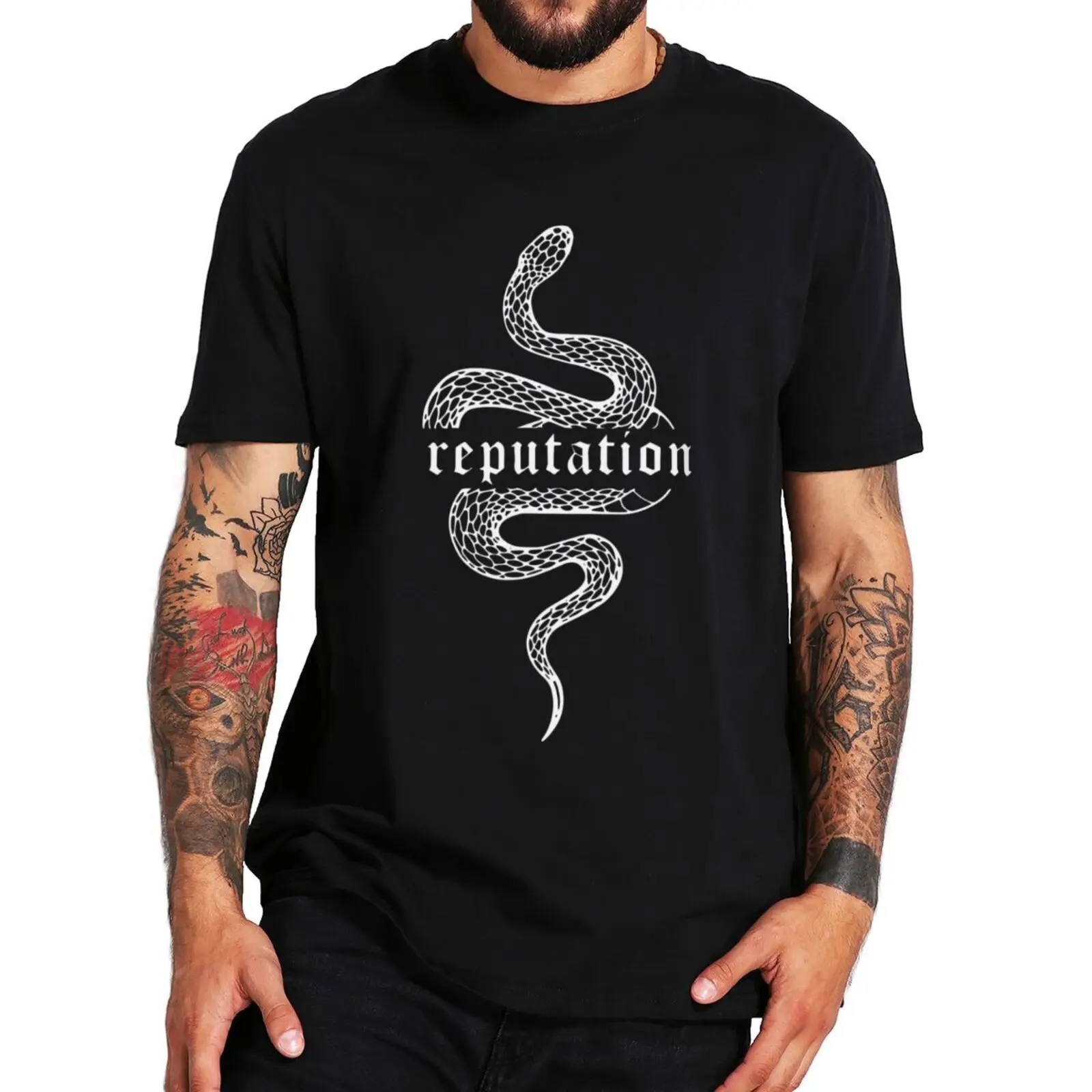 Snake Reputation In The World T Shirt Short Sleeve Cotton Casul Summer Tops Tee Tshirt EU Size
Snake Reputation In The World T Shirt Short Sleeve Cotton Casul Summer Tops Tee Tshirt EU Size