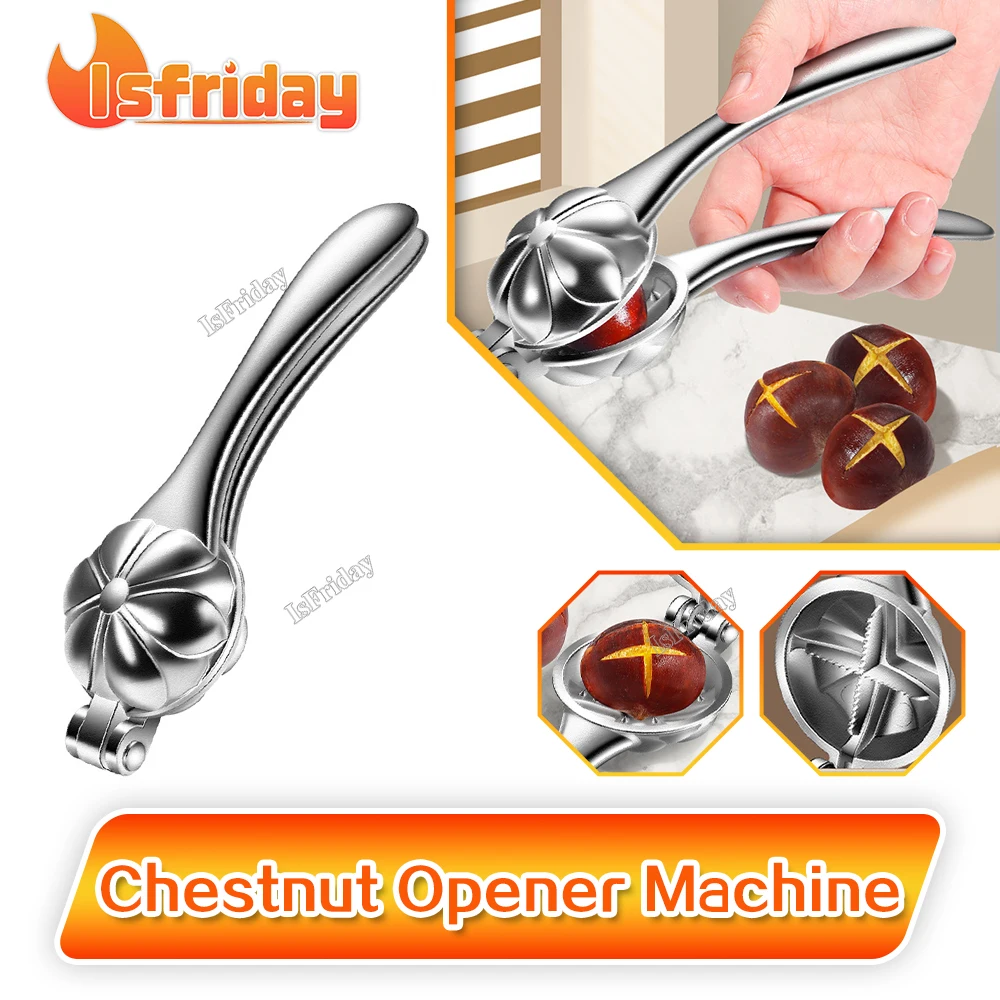 Chestnut Opener Machine Stainless Steel Quick Clip Walnut Pliers Chestnut Sheath Cutter Nut Cracker Sheller Kitchen Tool
Chestnut Opener Machine Stainless Steel Quick Clip Walnut Pliers Chestnut Sheath Cutter Nut Cracker Sheller Kitchen Tool