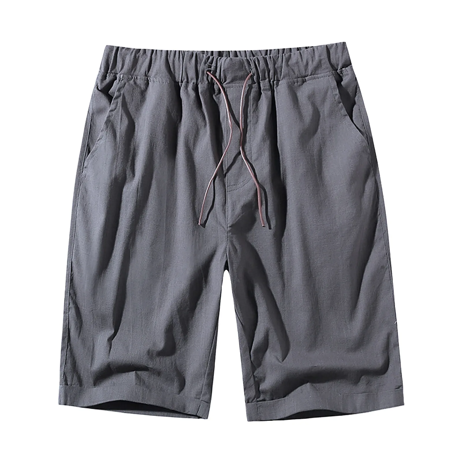 Men'S Casual Jogging Shorts Trendy Drawstring Elastic Waist Trunks Solid Color Double Pocket Shorts Leisure Streetwear Hombre
Men'S Casual Jogging Shorts Trendy Drawstring Elastic Waist Trunks Solid Color Double Pocket Shorts Leisure Streetwear Hombre