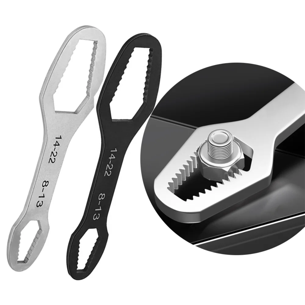 8-22mm Universal Torx Wrench Board Adjustable Double-head Torx Spanner Self-tightening Glasses Wrench Multi-purpose Hand Tools A
8-22mm Universal Torx Wrench Board Adjustable Double-head Torx Spanner Self-tightening Glasses Wrench Multi-purpose Hand Tools A