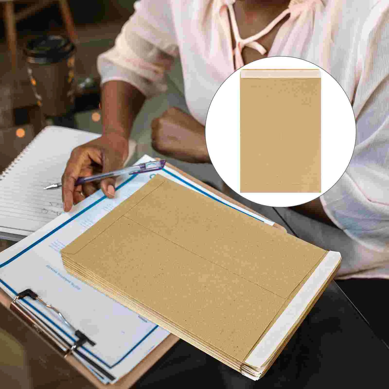 23.5x16.5cm Kraft Paper Envelopes For Letter Paper Wedding Party Invitation Card Bag Wages Letter Pads Cover Office
23.5x16.5cm Kraft Paper Envelopes For Letter Paper Wedding Party Invitation Card Bag Wages Letter Pads Cover Office