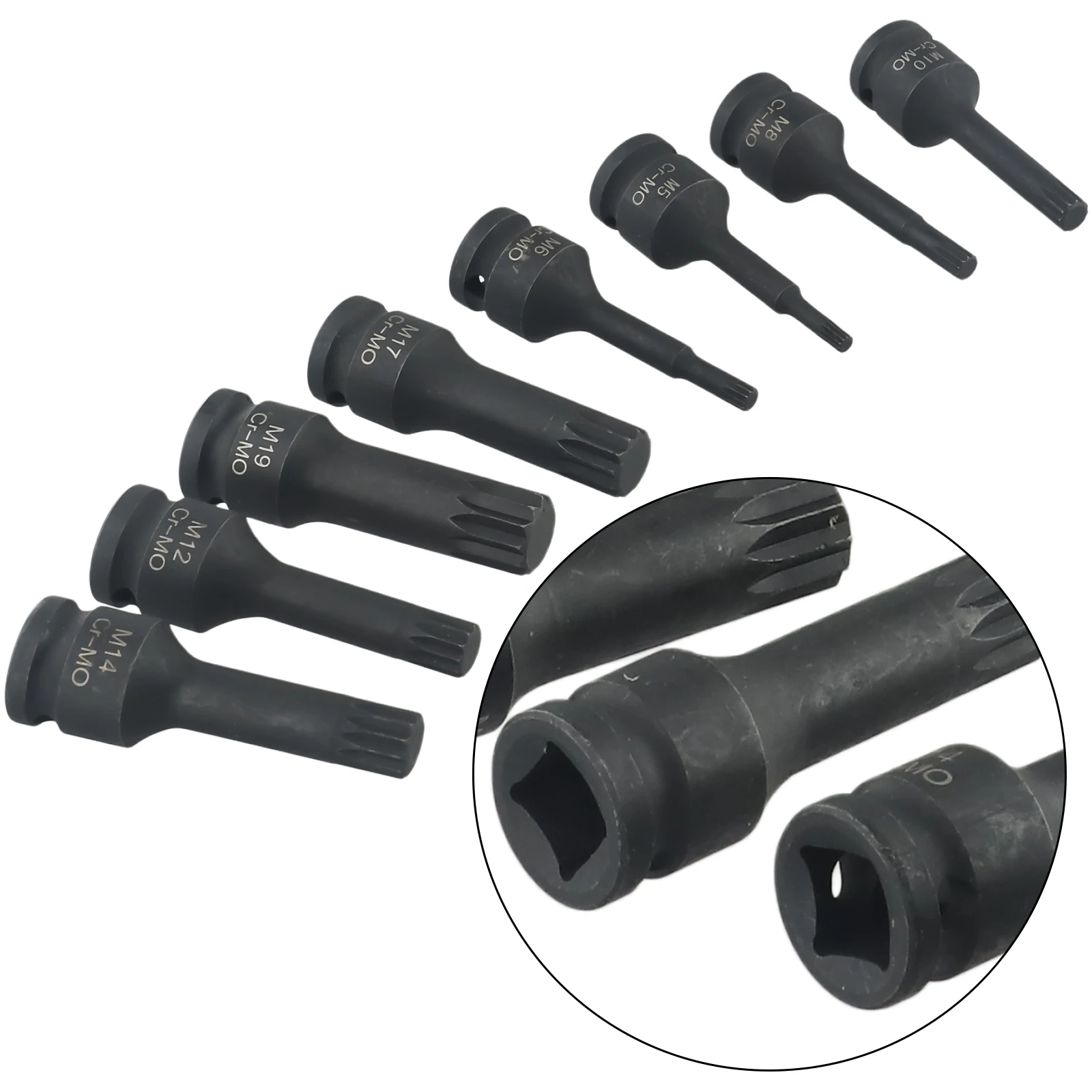 8pcs Wrench Socket Set 1/2 Impact Head Wrench Socket 12 Point Torx 1/2 M5 To M19 Bit Socket Pneumatic Specialy Tools Hand Tool
8pcs Wrench Socket Set 1/2 Impact Head Wrench Socket 12 Point Torx 1/2 M5 To M19 Bit Socket Pneumatic Specialy Tools Hand Tool