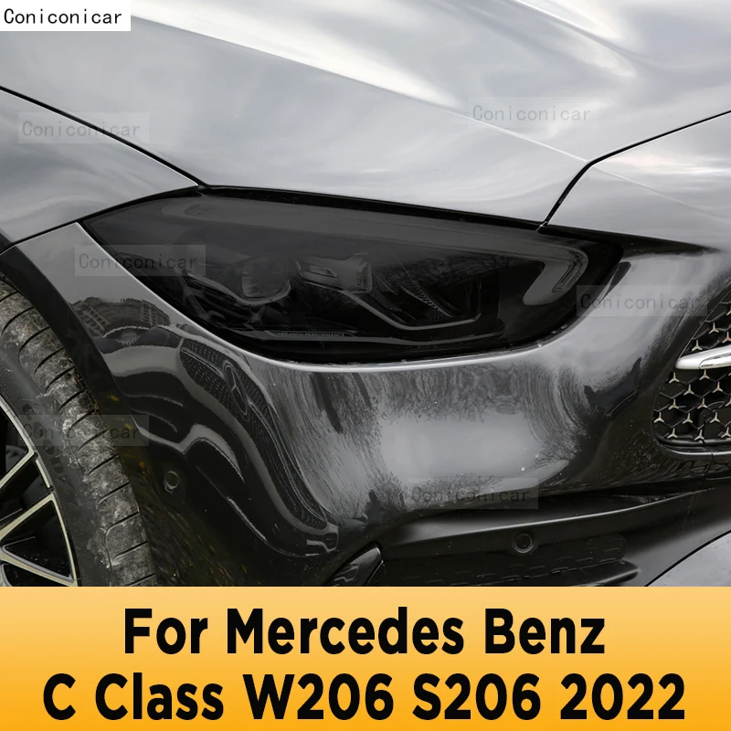 For Mercedes Benz C Class W206 S206 2022 Car Exterior Headlight Anti-scratch Front Lamp Tint TPU Protective Film Accessories
For Mercedes Benz C Class W206 S206 2022 Car Exterior Headlight Anti-scratch Front Lamp Tint TPU Protective Film Accessories