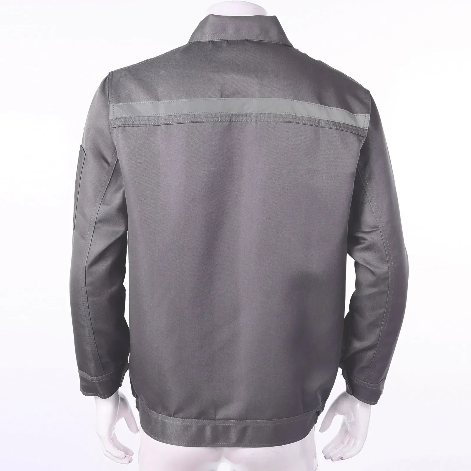 Repairman Top Workshop Mechanic Factory Sleeve Stripe With Womens Mens Auto Long Worker Reflective Clothes Work Jacket Uniform
Repairman Top Workshop Mechanic Factory Sleeve Stripe With Womens Mens Auto Long Worker Reflective Clothes Work Jacket Uniform