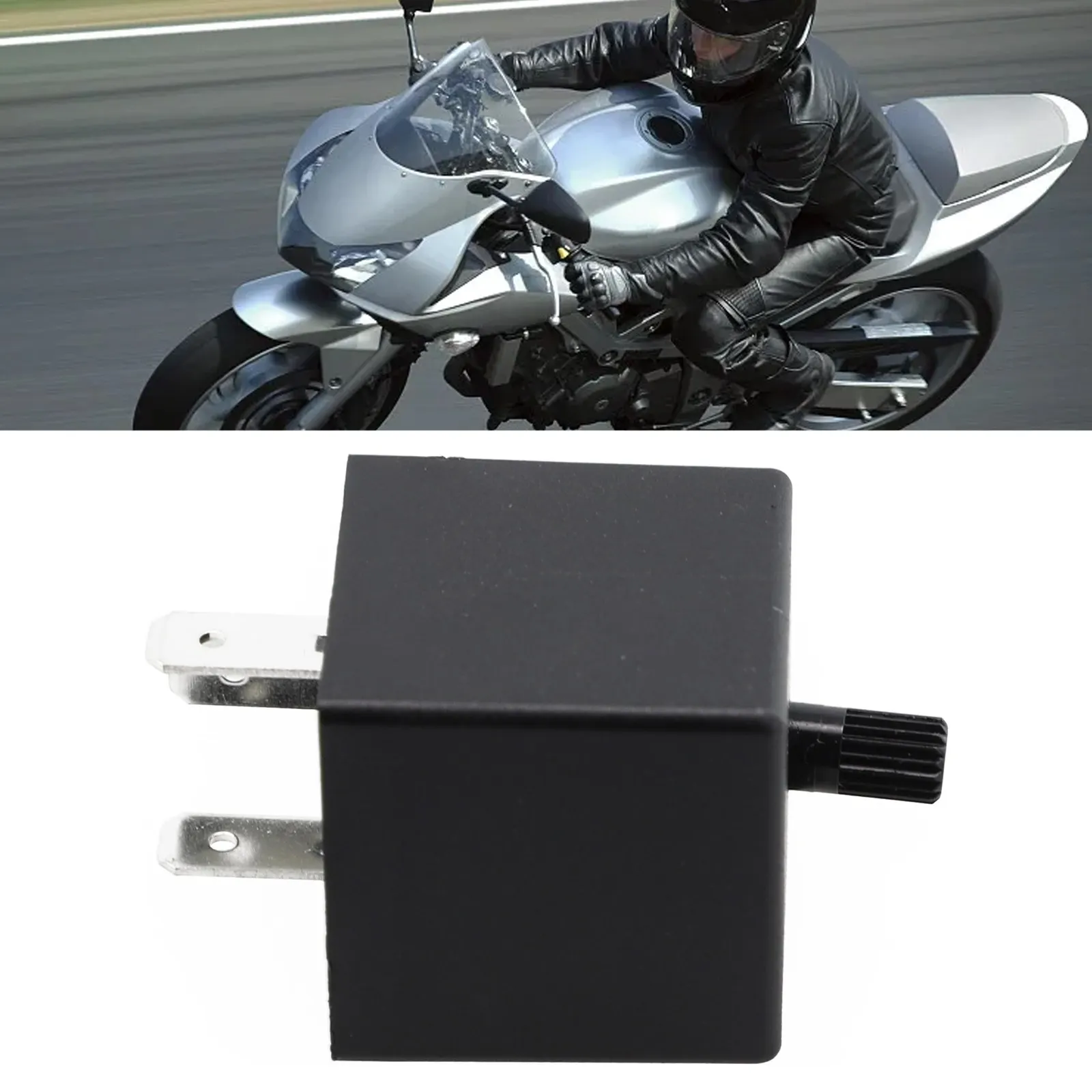 High Quality Material 100% Brand New LED Flasher Relay Black 12V Turn Signal Indicator For Automobile Motorcycle
High Quality Material 100% Brand New LED Flasher Relay Black 12V Turn Signal Indicator For Automobile Motorcycle