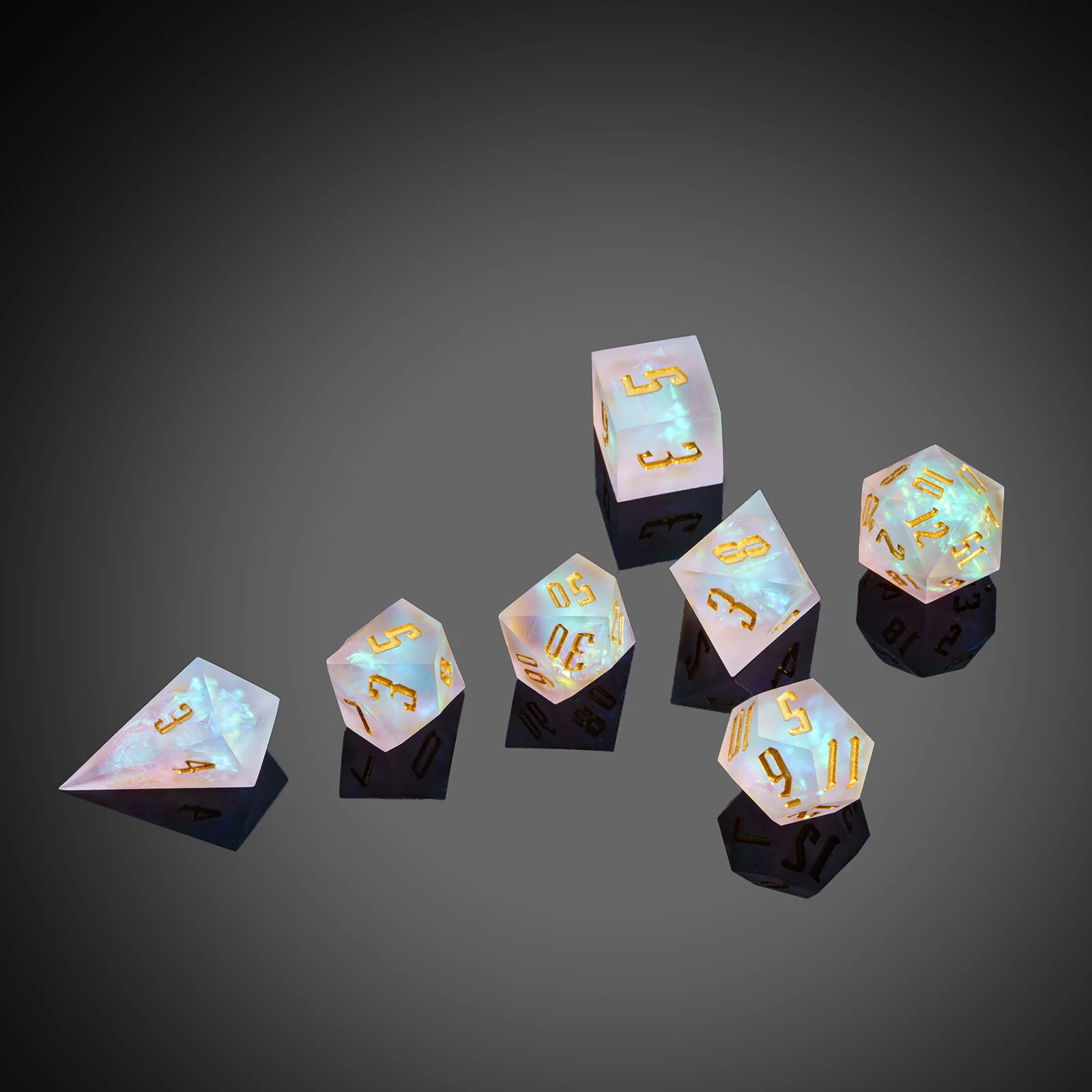 CRITALLIC Frost Sharp Edges Dice DND, 7 Pcs D&D Dice, Handcrafted Polyhedral Dice Set, for Role Playing Game Pathfinder
CRITALLIC Frost Sharp Edges Dice DND, 7 Pcs D&D Dice, Handcrafted Polyhedral Dice Set, for Role Playing Game Pathfinder