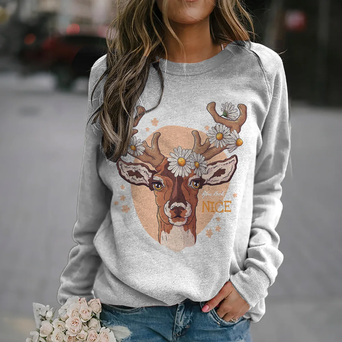 Autumn New Women's Sweatshirt Animal Printed Pullover For Female Round Neck Oversized Long Sleeve Harajuku Clothing Tops Fashion
Autumn New Women's Sweatshirt Animal Printed Pullover For Female Round Neck Oversized Long Sleeve Harajuku Clothing Tops Fashion