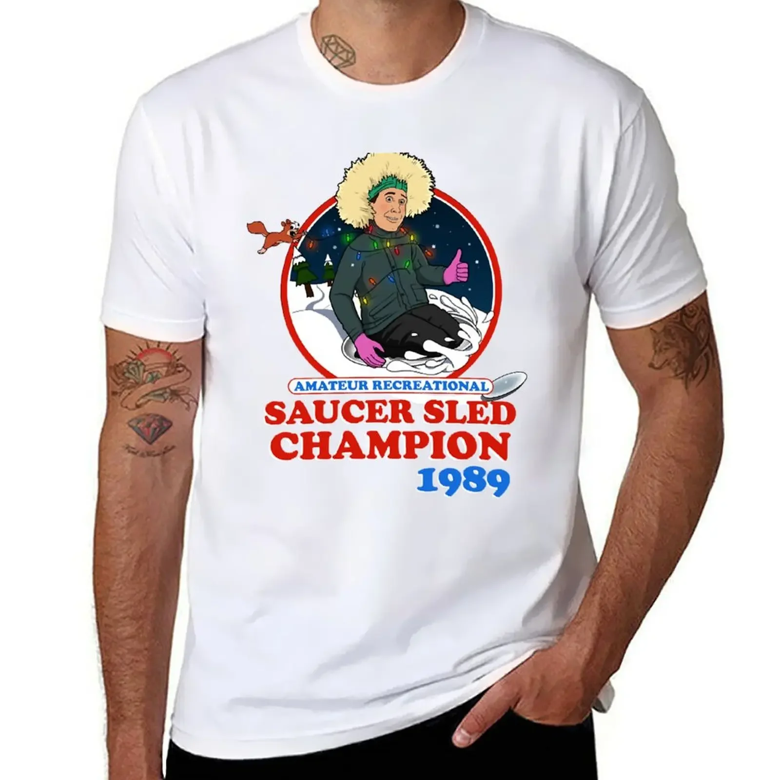 Saucer Sled Champion T-shirt summer tops cute tops shirts graphic tees Aesthetic clothing black t-shirts for men
Saucer Sled Champion T-shirt summer tops cute tops shirts graphic tees Aesthetic clothing black t-shirts for men