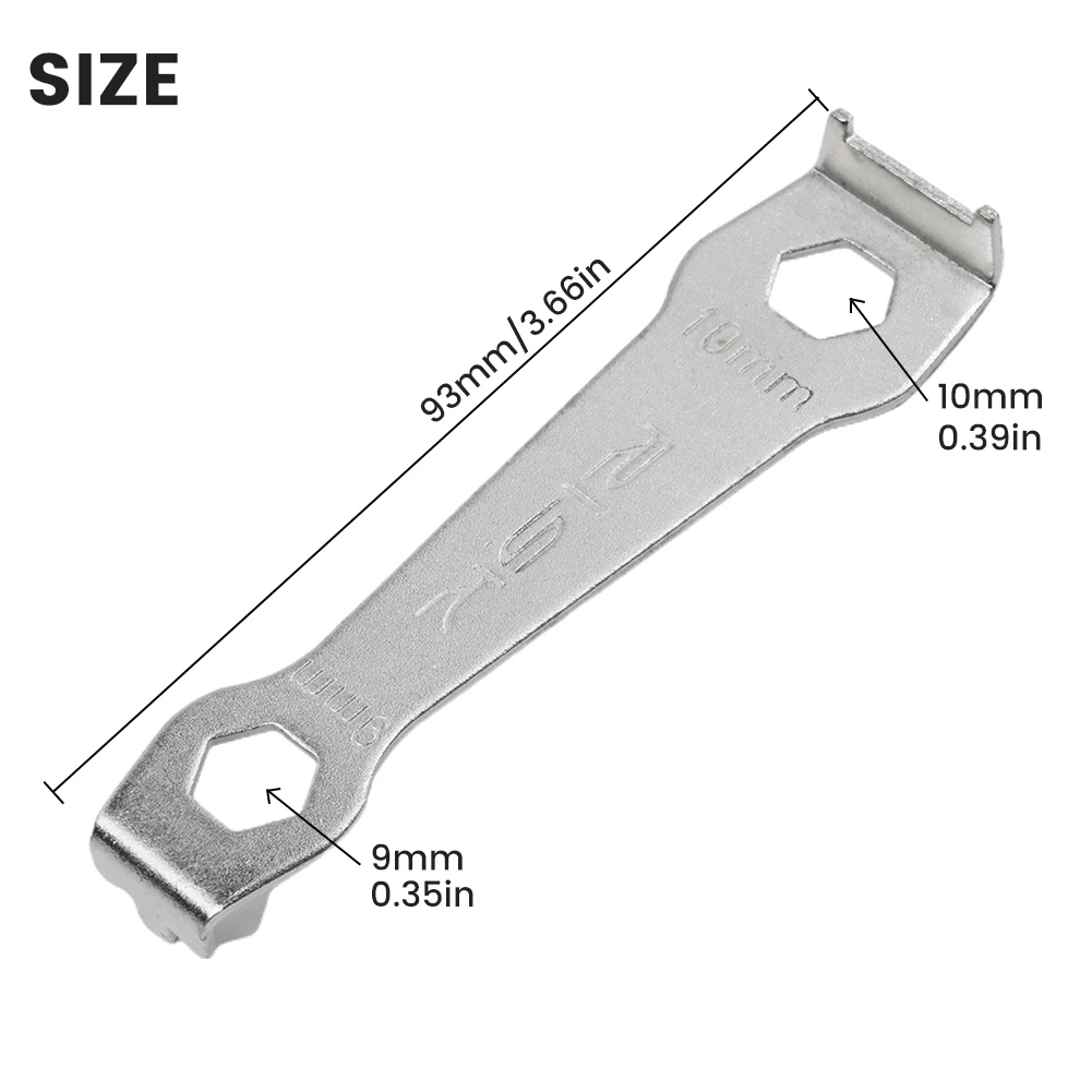 Practical Wrench Tool Screw Tool Steel Bike Chainring Wrench Crankset MTB Removal Tool Fit Most Slotted-type Nuts
Practical Wrench Tool Screw Tool Steel Bike Chainring Wrench Crankset MTB Removal Tool Fit Most Slotted-type Nuts