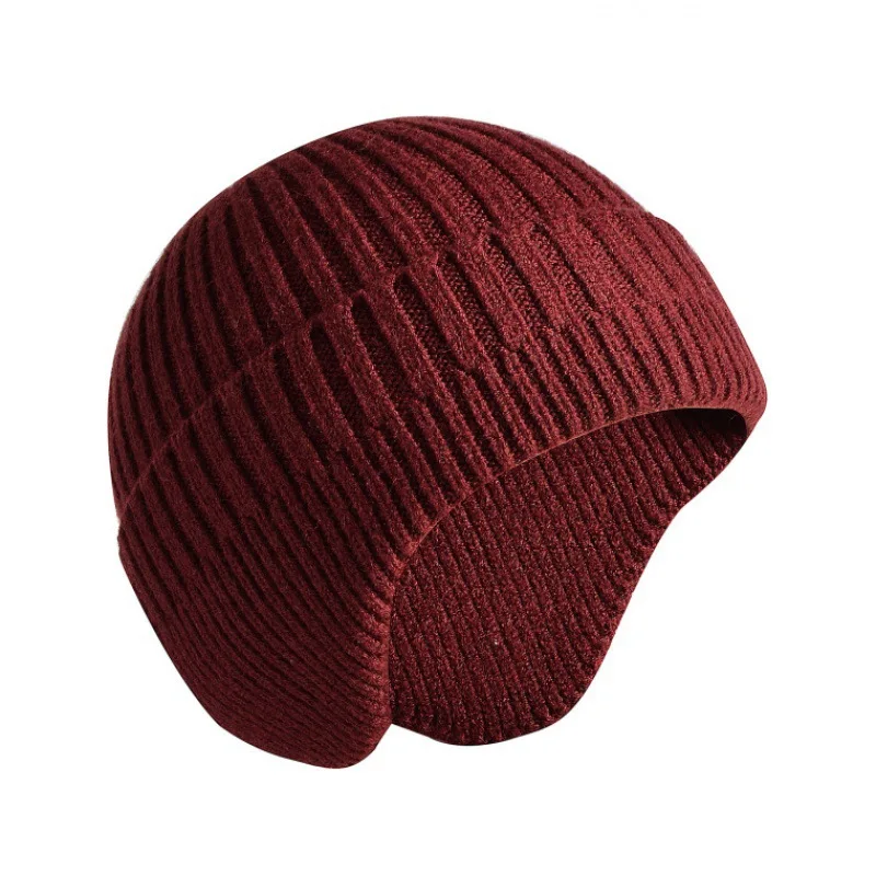 

Warm Winter Autumn Trooper Aviator Hat with Earflaps Men Women Ear Protection Fleece Hat Knit Skull Ski Beanies Stylish Beanie