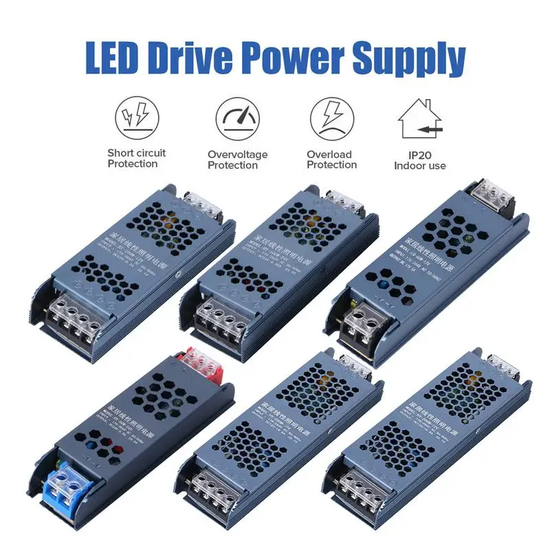 Ультратонкий адаптер питания для освещения
Ультратонкий адаптер питания для освещения