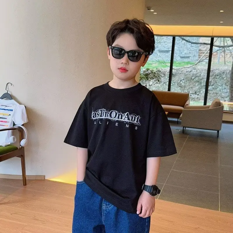 Summer Clothes For Teenagers Children's Tops Short T-shirt Teenage T-shirts Cotton Tee Clothing Top Boys Sleeve Boy's Kids
Summer Clothes For Teenagers Children's Tops Short T-shirt Teenage T-shirts Cotton Tee Clothing Top Boys Sleeve Boy's Kids