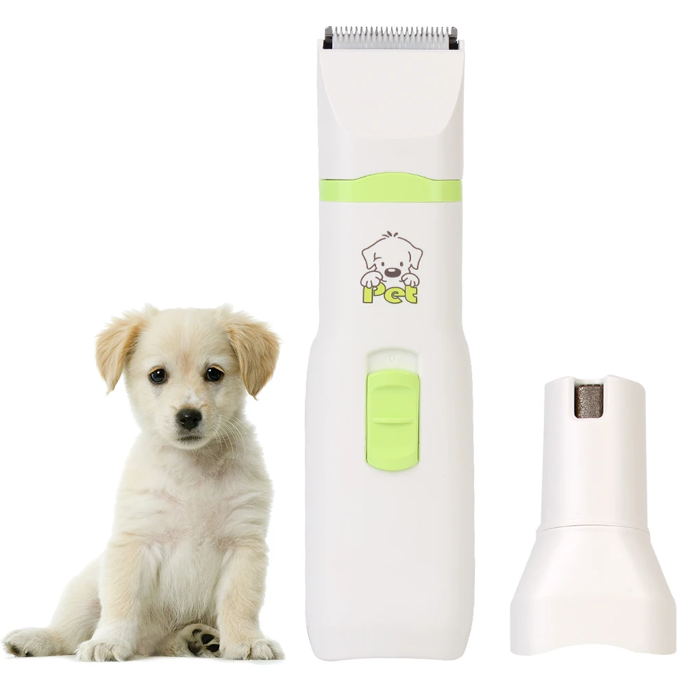 Dog Cat Hair Trimmer Pet Hair Cutting Professional Pet Grooming Machine Nail Cutter Paw Nail Grinder Clippers 2 in 1
Dog Cat Hair Trimmer Pet Hair Cutting Professional Pet Grooming Machine Nail Cutter Paw Nail Grinder Clippers 2 in 1