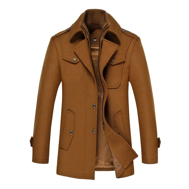 Men Woolen Coat Autumn Winter Slim Size Windbreaker Thickened Overcoat Male Casual Jackets Chamarras Para Hombre
Men Woolen Coat Autumn Winter Slim Size Windbreaker Thickened Overcoat Male Casual Jackets Chamarras Para Hombre