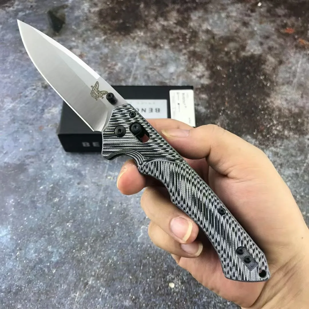 Тактический складной нож Benchmade BM1401 с ручкой G10, портативный карманный Карманный Военный карманный нож для кемпинга и охоты, инструмент для повседневного использования
Тактический складной нож Benchmade BM1401 с ручкой G10, портативный карманный Карманный Военный карманный нож для кемпинга и охоты, инструмент для повседневного использования