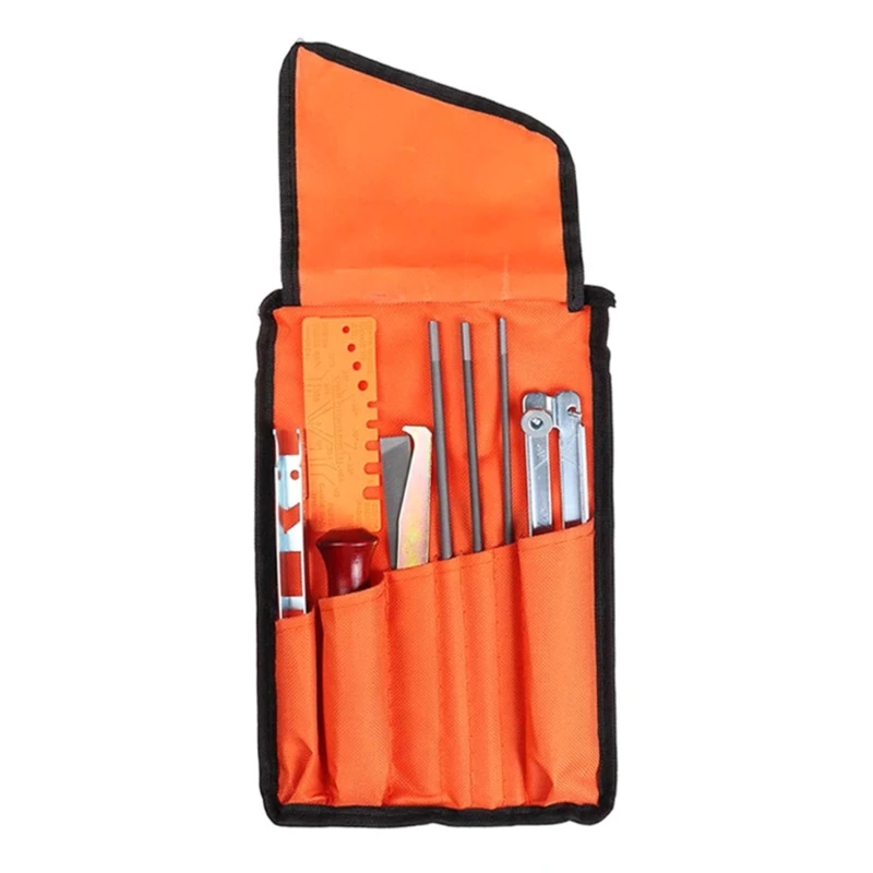 Pack of 9 Chainsaw File Chainsaw Sharpener Kits 5/32" 3/16" 7/32" Round Chainsaw File Flat File Depth Gauge Tool
Pack of 9 Chainsaw File Chainsaw Sharpener Kits 5/32" 3/16" 7/32" Round Chainsaw File Flat File Depth Gauge Tool