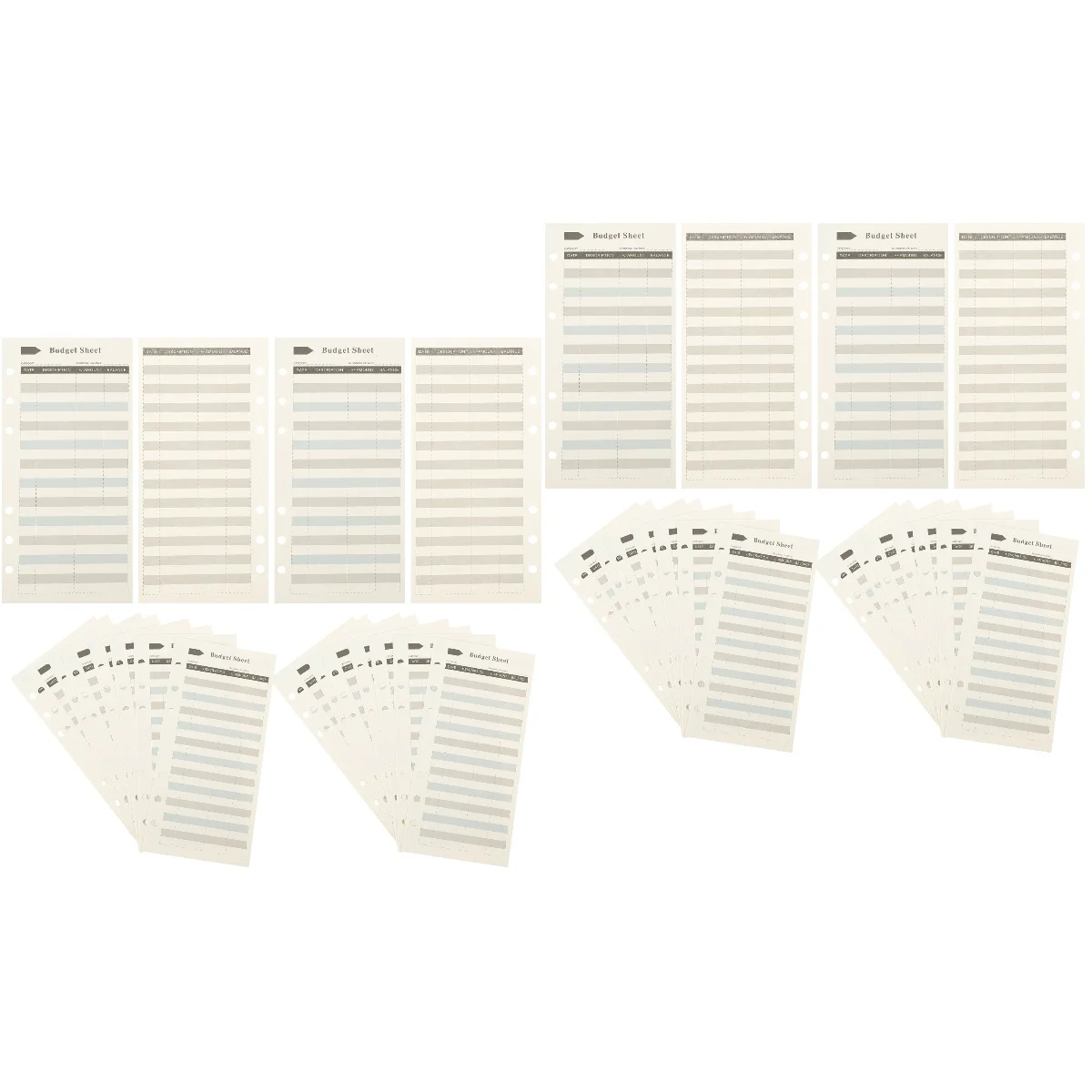 72 Sheets Tracking Device Budget Table Binder Bill Organizer Paper Recording Cards
72 Sheets Tracking Device Budget Table Binder Bill Organizer Paper Recording Cards