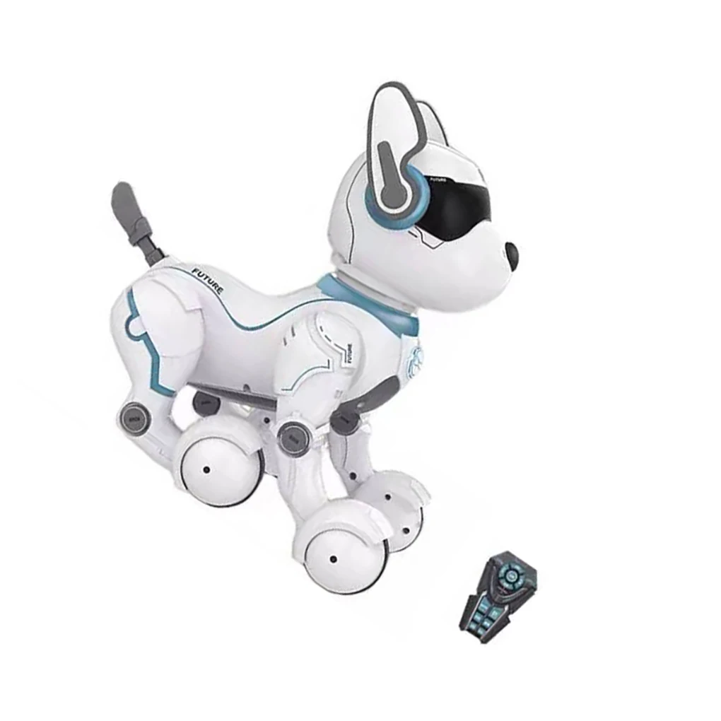 

Радиоуправляемая собака-робот электронный пульт дистанционного управления голосовым управлением интеллектуальная игрушка интерактивный питомец