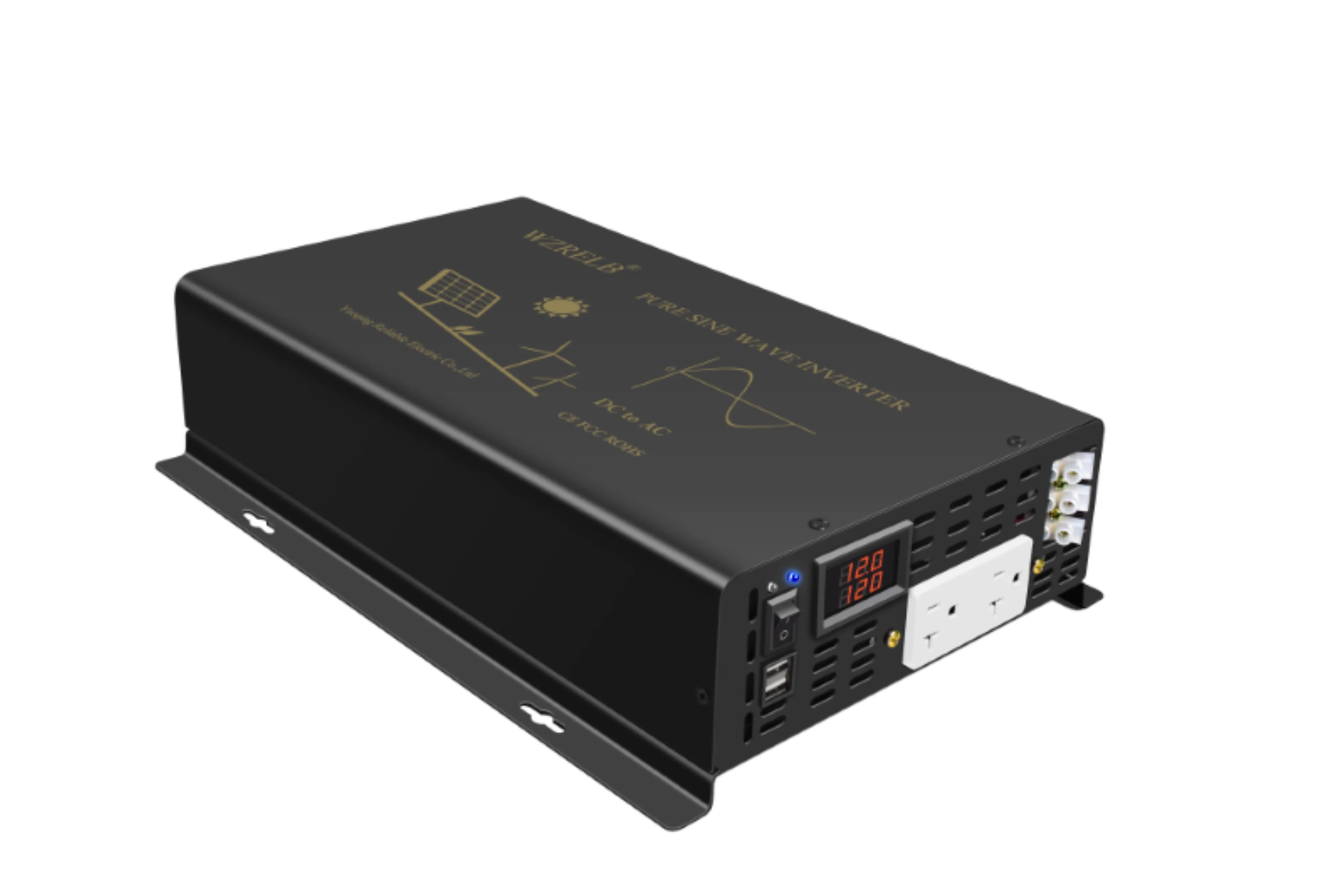 Pure Sine Wave Solar Inverter 3000W 24V 220V USB Port Generator Transformer Convert 12V/36V/48V/72V/96V DC to 120V/230V/240V AC
Pure Sine Wave Solar Inverter 3000W 24V 220V USB Port Generator Transformer Convert 12V/36V/48V/72V/96V DC to 120V/230V/240V AC