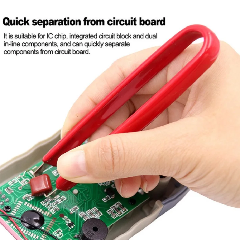 CPU chip integrated remover PLCC IC gripper component gripper integrated block multi-color optional simple U-clamp IC puller
CPU chip integrated remover PLCC IC gripper component gripper integrated block multi-color optional simple U-clamp IC puller