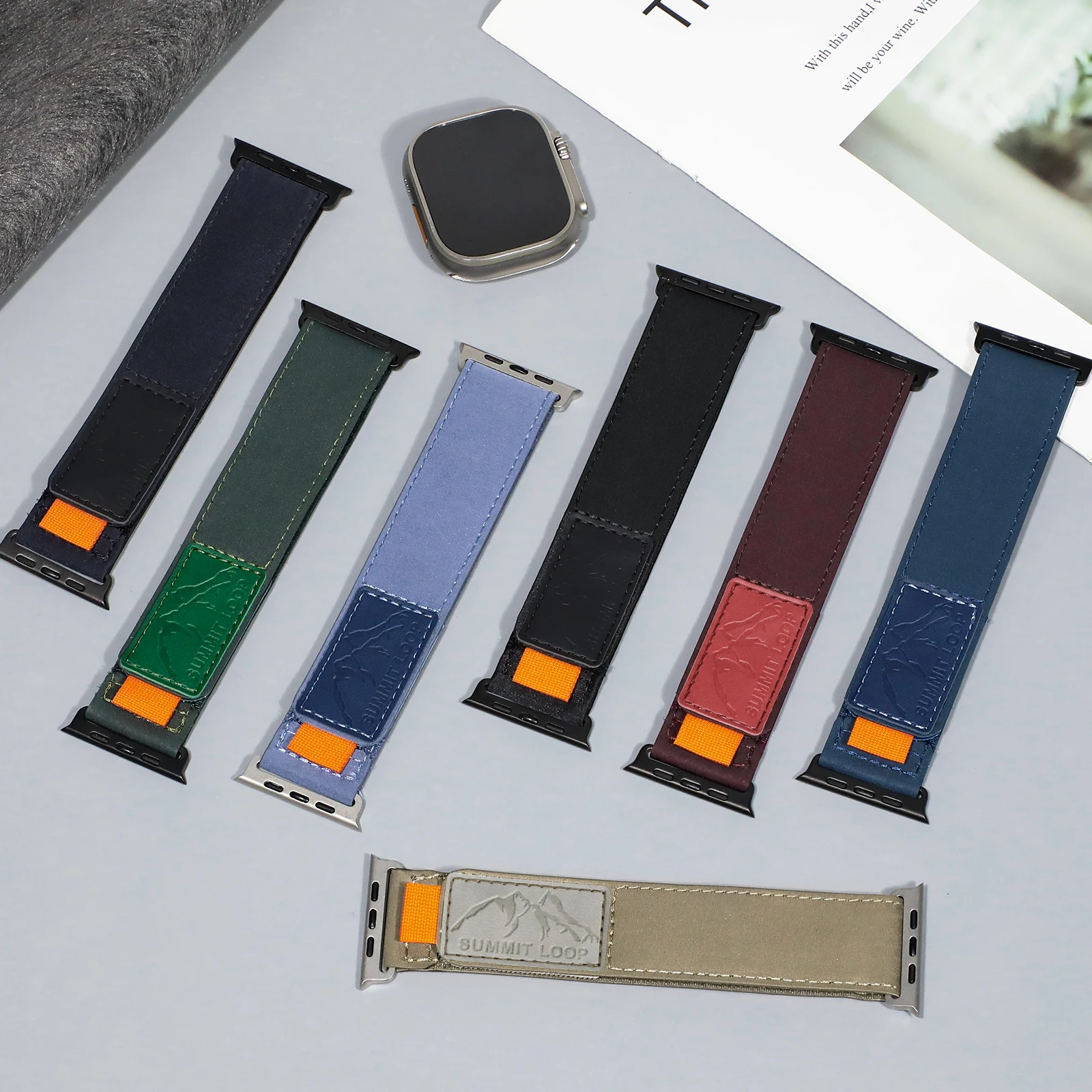 Ремешок для Apple Watch Band 44 мм 40 мм 49 мм 45 мм 41 мм 38 мм 42 мм, нейлоновый кожаный браслет для iWatch series 9 7 3 8 ultra se
Ремешок для Apple Watch Band 44 мм 40 мм 49 мм 45 мм 41 мм 38 мм 42 мм, нейлоновый кожаный браслет для iWatch series 9 7 3 8 ultra se