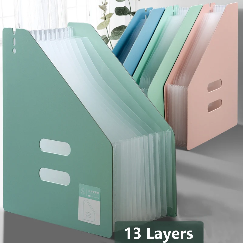 

Vertical Organ Pack Examination Paper Storage and Sorting Multi-layered File Folders School Office Supplies Students Expansion B