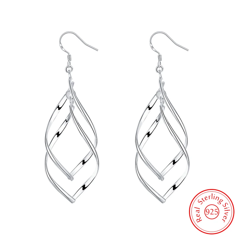 925 Sterling Silver Fashion Jewelry Double Hollow Leaf Drop Earrings For Women New XY0007
925 Sterling Silver Fashion Jewelry Double Hollow Leaf Drop Earrings For Women New XY0007