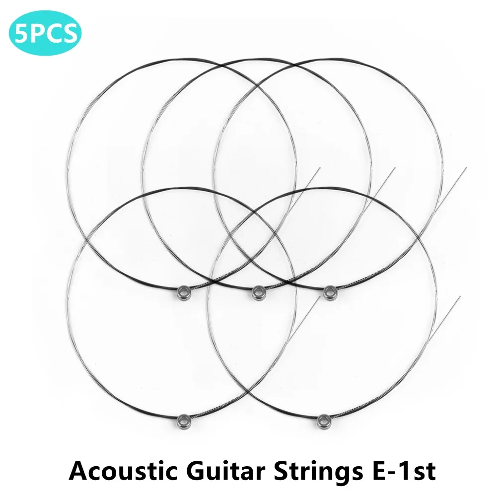 5pcs E-1st Single Guitar Strings Steel Silvery Scattered String High Quality Guitar Accessories Replacement Parts
5pcs E-1st Single Guitar Strings Steel Silvery Scattered String High Quality Guitar Accessories Replacement Parts