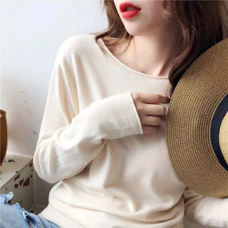 2023 Autumn Fashion Pullover Sweater Office-lady Loose Casual Long Sleeve Soft Jumper Tops O-Neck Knitted Sweater Women 28987
2023 Autumn Fashion Pullover Sweater Office-lady Loose Casual Long Sleeve Soft Jumper Tops O-Neck Knitted Sweater Women 28987