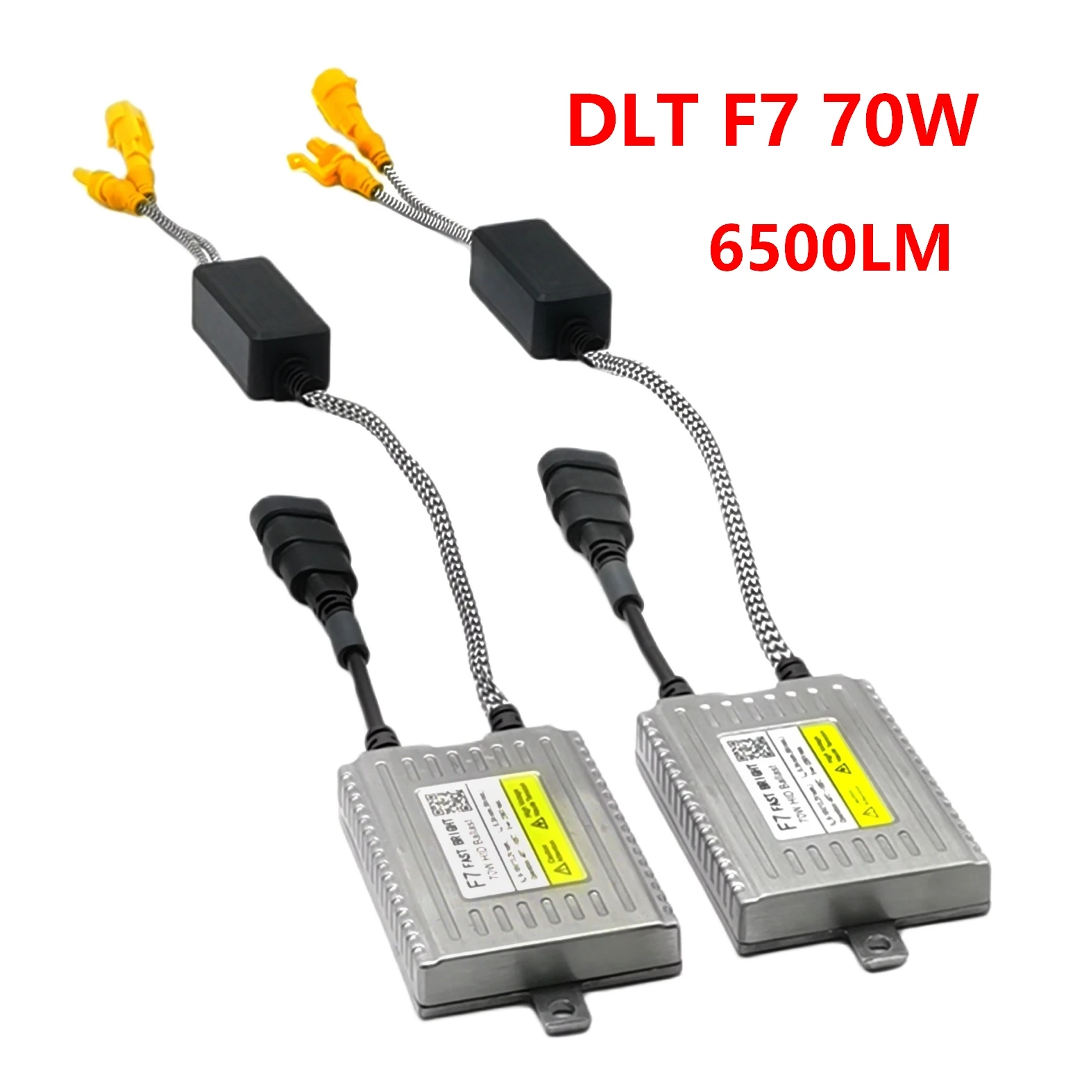 

100% Genuine DLT F7 70W Xenon Ballasts Premium 12V AC Fast Start Reactors 6500LM For H1 H3 H7 H11 hb3 hb4 12V Cars HID Lighting