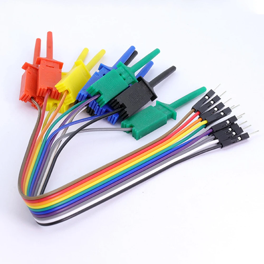 1 Set 20CM Logic Analyzer Cable Gripper 10-pin Probe Test Head Plastic Metal Hook Clamp For Chips Pins DIY Connecting Testing
1 Set 20CM Logic Analyzer Cable Gripper 10-pin Probe Test Head Plastic Metal Hook Clamp For Chips Pins DIY Connecting Testing